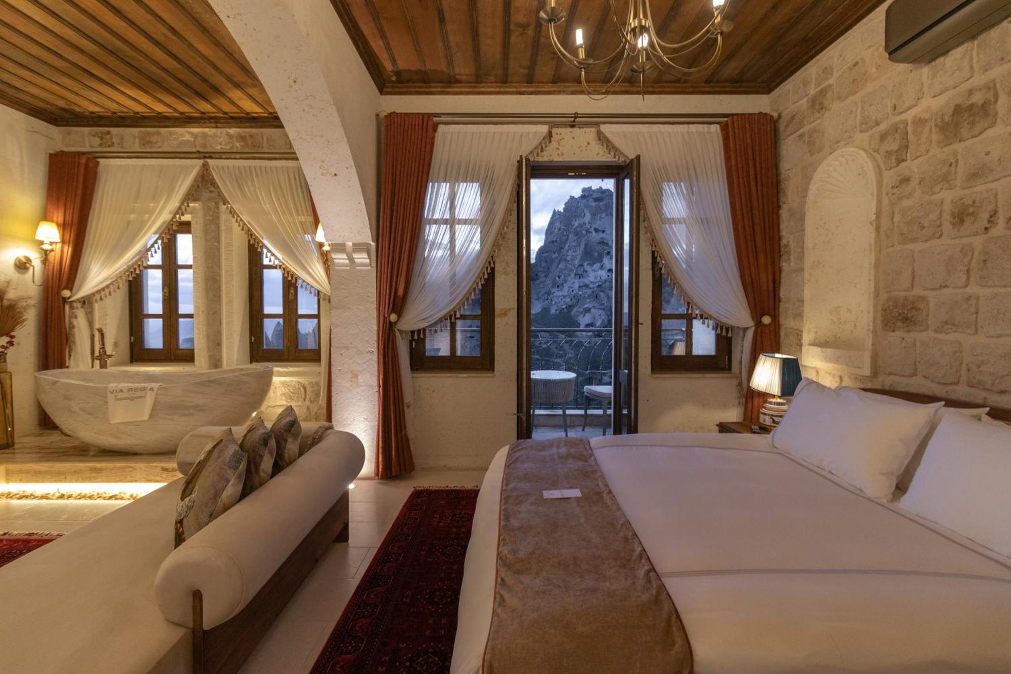 Via Regia Cappadocia Hotel Üçhisar Exterior foto