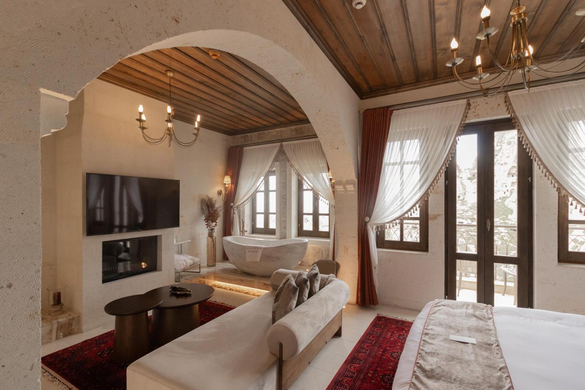 Via Regia Cappadocia Hotel Üçhisar Exterior foto
