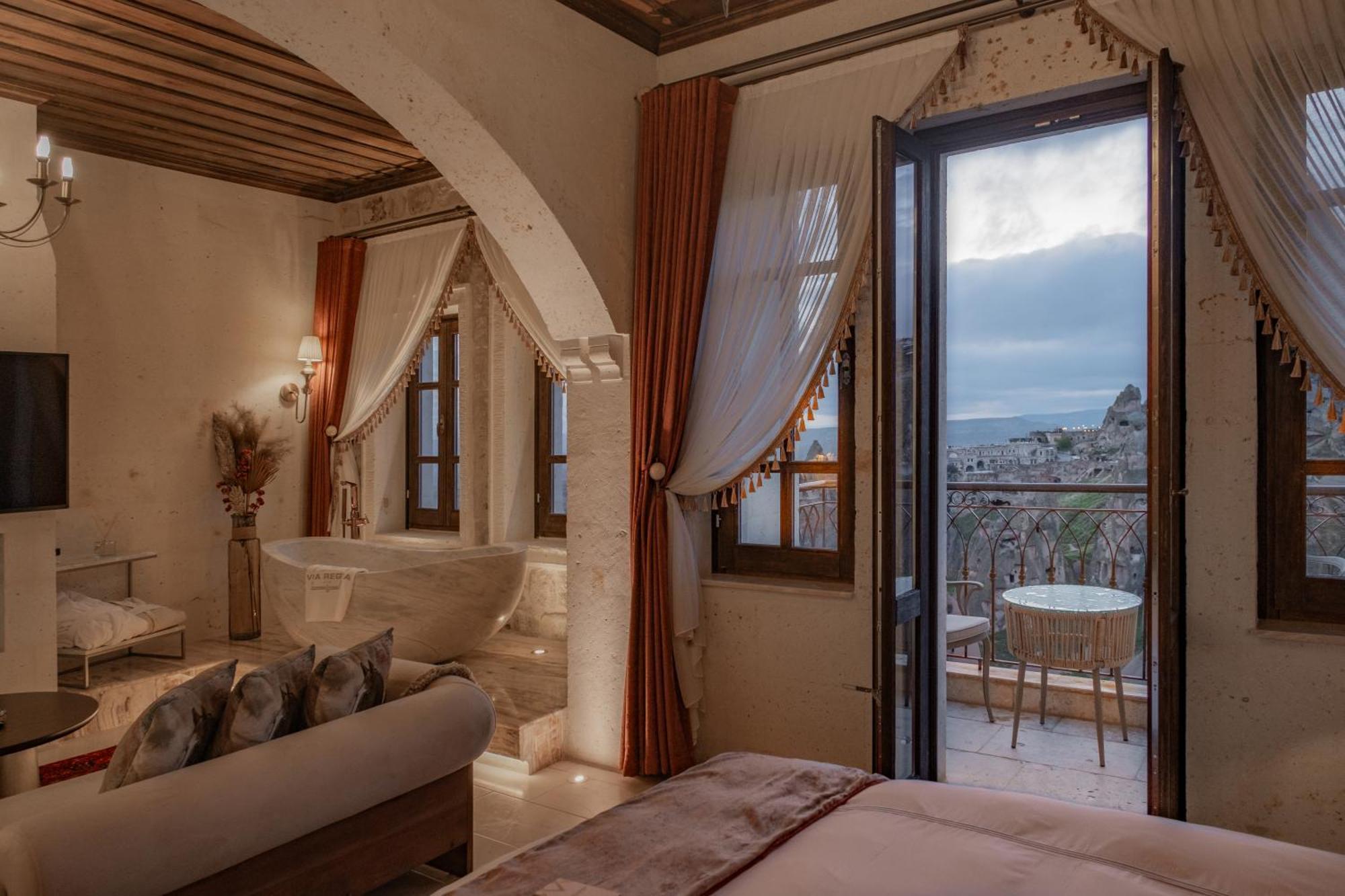 Via Regia Cappadocia Hotel Üçhisar Exterior foto