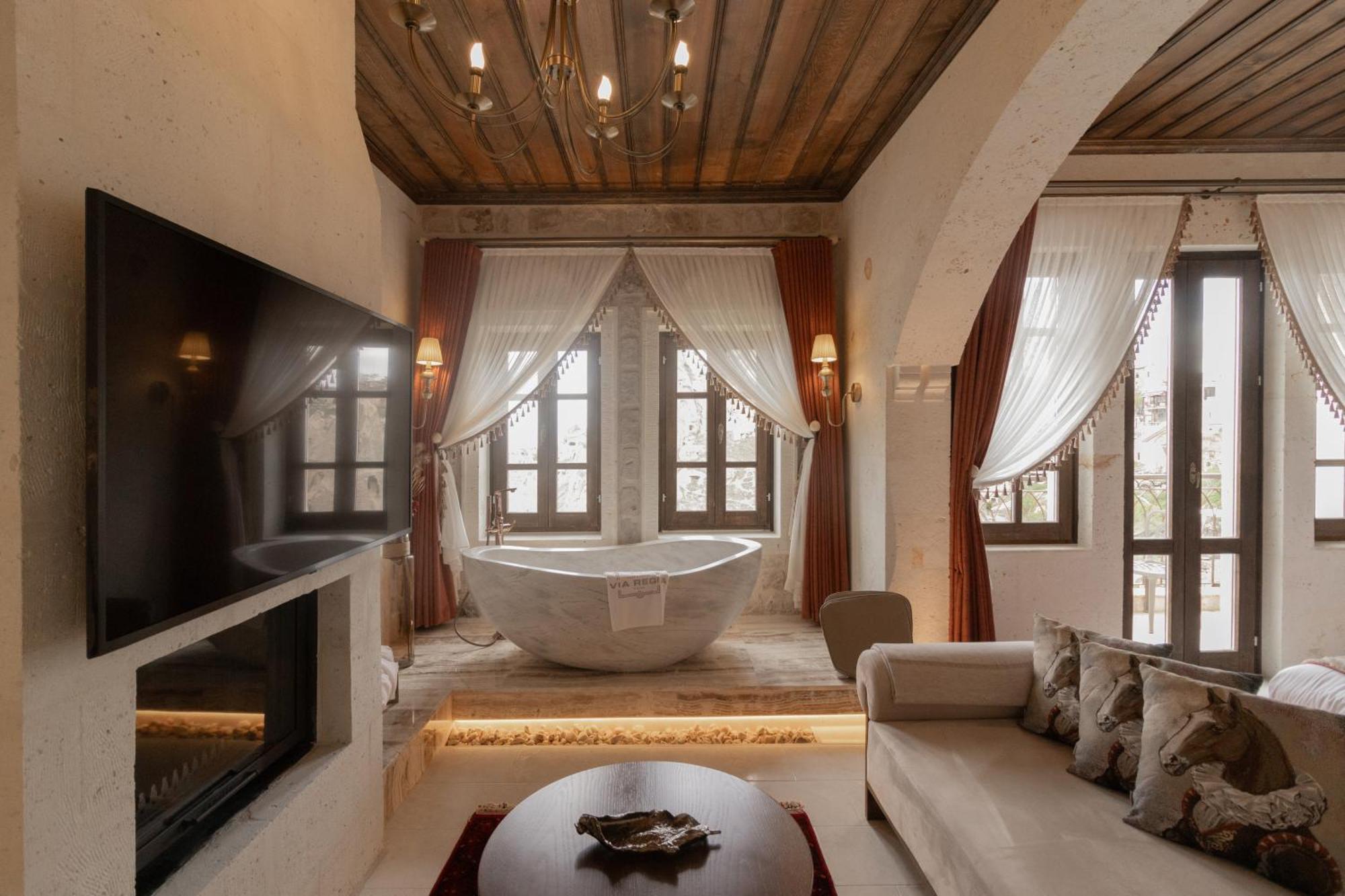 Via Regia Cappadocia Hotel Üçhisar Exterior foto