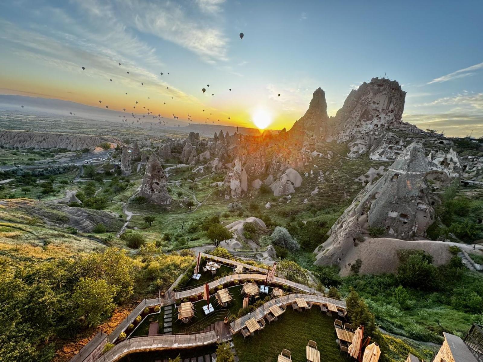 Via Regia Cappadocia Hotel Üçhisar Exterior foto